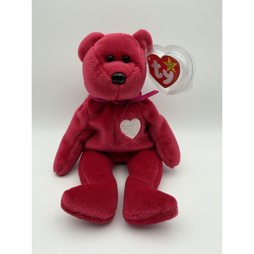 Retired TY Beanie Baby "Valentina" DOB Feb 14 1998